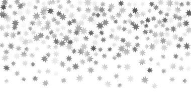 Beyaz bir arka plan üzerinde sabit yıldız.