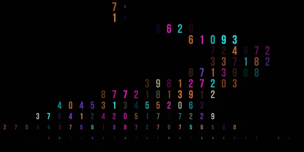 Fondo de código binario vectorial . — Archivo Imágenes Vectoriales