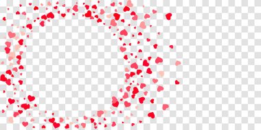 Kalp konfeti arka plan üzerine düşüyor.