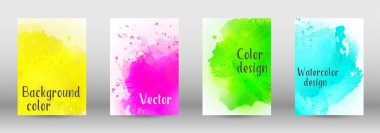 Sulu boya sprey resmini kapaklı tasarım.