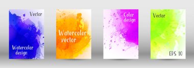 Sulu boya sprey resmini kapaklı tasarım.