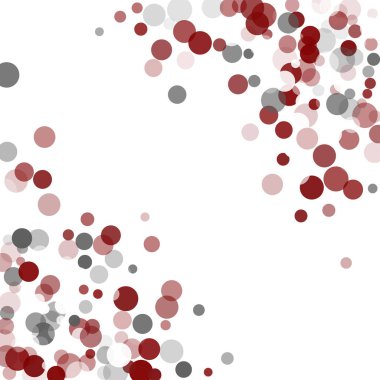 Soyut konfeti şeffaf noktalar.