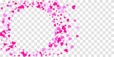 Kalp konfeti arka plan üzerine düşüyor.