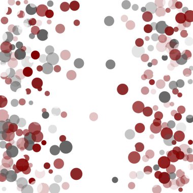 Soyut konfeti şeffaf noktalar.