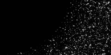 Bir siyah gümüş parçacıkları glitter