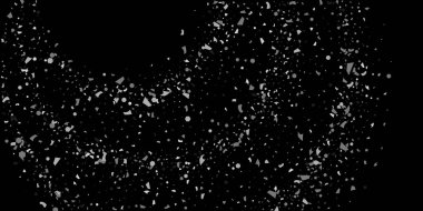 Bir siyah gümüş parçacıkları glitter