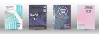 Bir dizi modern soyut kapak.