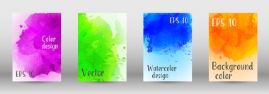 Sulu boya sprey resmini kapaklı tasarım.