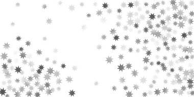 Beyaz bir arka plan üzerinde sabit yıldız.