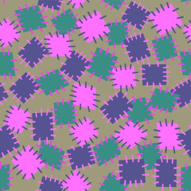 Dikişsiz desen renk yamalar.