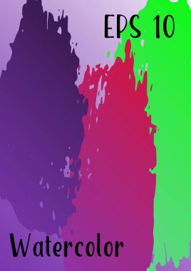 Vektör suluboya arkaplan.