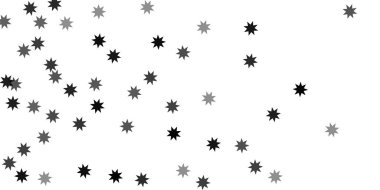 Beyaz bir arka plan üzerinde sabit yıldız.