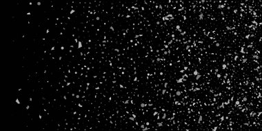 Bir siyah gümüş parçacıkları glitter