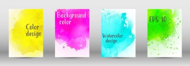 Sulu boya sprey resmini kapaklı tasarım.