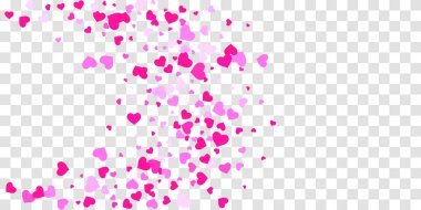 Kalp konfeti arka plan üzerine düşüyor.