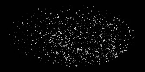 Μια λάμψη από ασήμι σωματίδια σε ένα μαύρο — Διανυσματικό Αρχείο