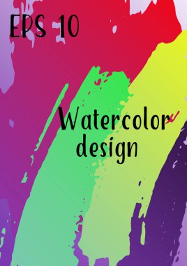 Vektör suluboya arkaplan.