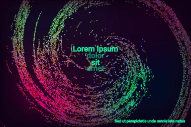 Renkli konfeti noktaları