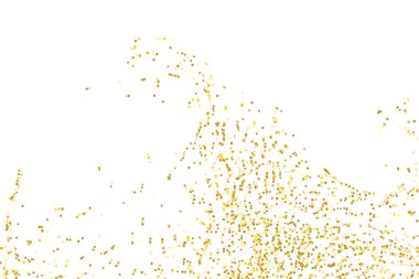 Altın parıltılı konfeti