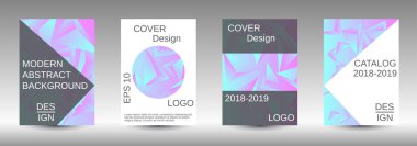 Bir dizi modern soyut kapak.