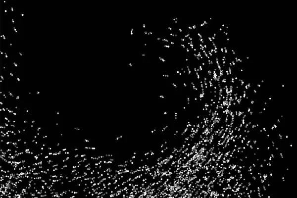 Confettis argent paillettes — Image vectorielle