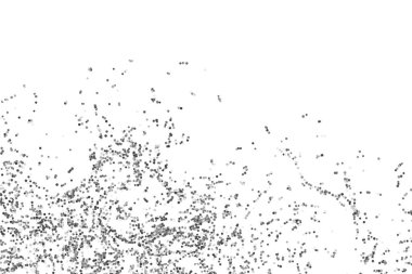 Gümüş konfeti noktası.