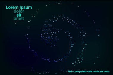 Vektör neon arkaplanı.