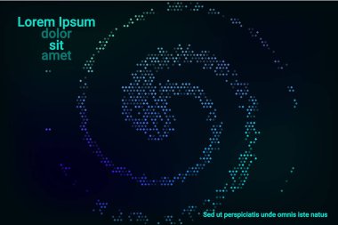 Vektör neon arkaplanı.