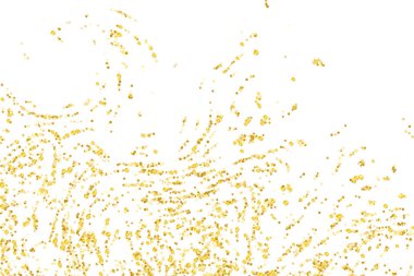 Altın parıltılı konfeti