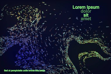 Renkli konfeti noktaları