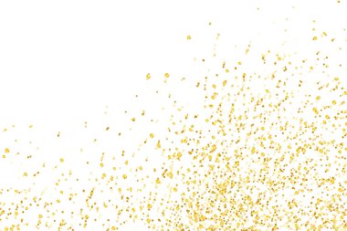 Altın parıltılı konfeti