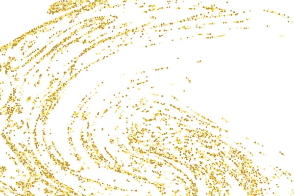 Altın parıltılı konfeti — Stok Vektör