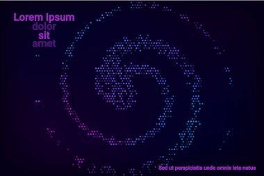 Yarı ton neon dokusu.