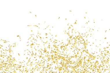 Altın parıltılı konfeti
