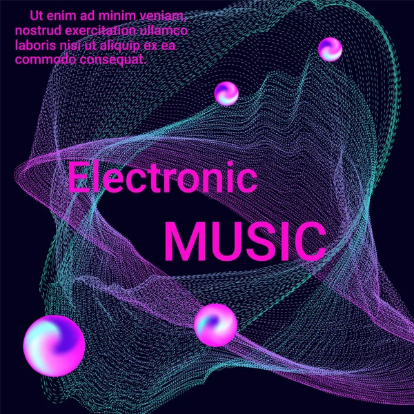 Moderne muziekachtergronden. — Stockvector