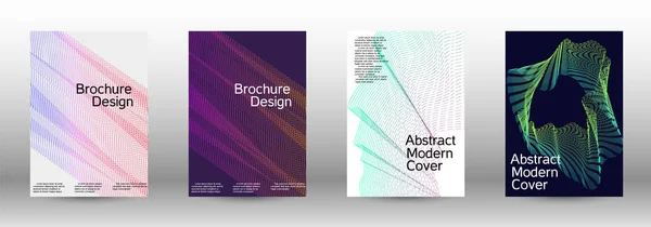 Cover design template set — Stock Vector