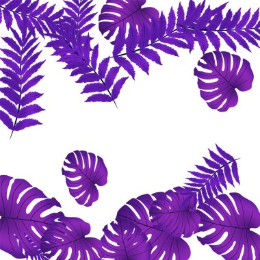  Vektör tropikal desen