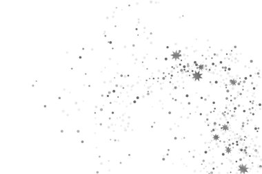 Gümüş parıltılı konfeti.