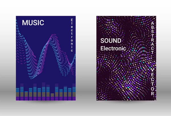 Moderne muzikale covers — Stockvector