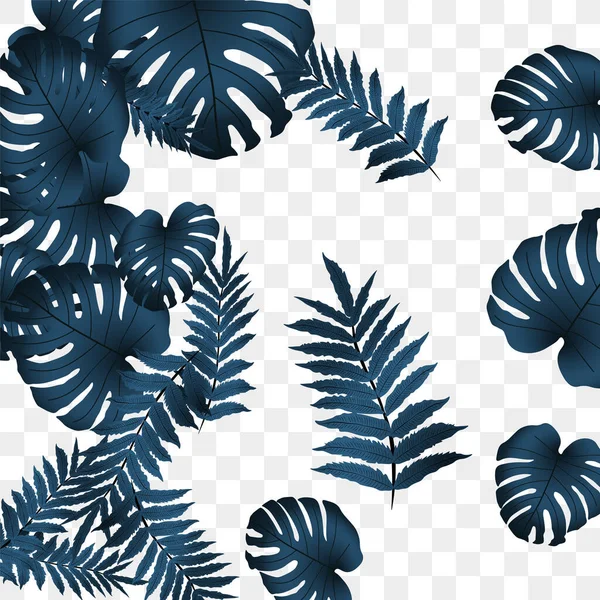 Vector tropical pattern — Stock Vector