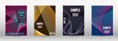 Çizgileri olan geometrik şablon 