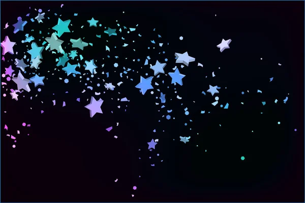 Falling star background — Stock Vector