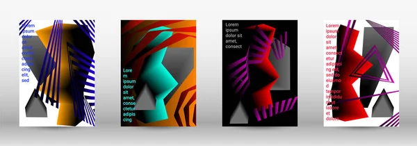 Trendiges Cover-Design — Stockvektor