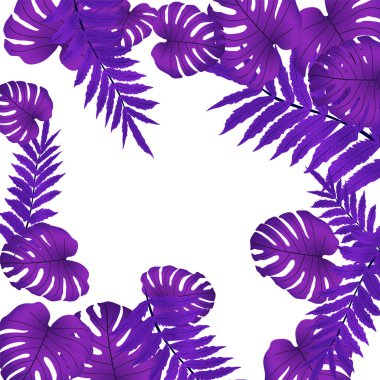  Vektör tropikal desen