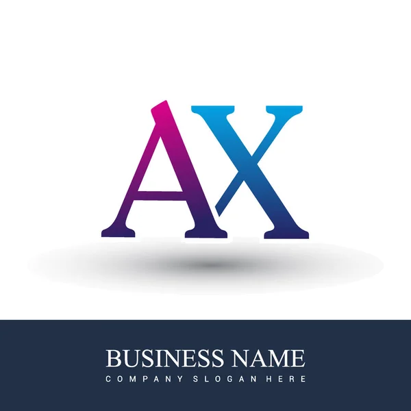 Letters Logo Initial Logo Identity Your Business Company — Stock Vector