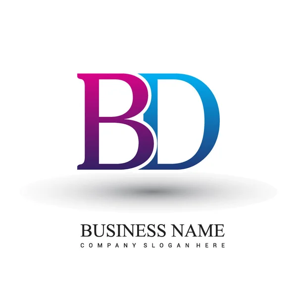 Buchstaben Logo Ursprüngliche Logo Identität Für Ihr Unternehmen Und Unternehmen — Stockvektor