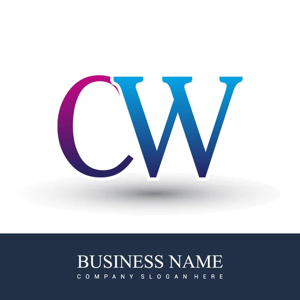 Letters Logotipo Identidade Logotipo Inicial Para Seu Negócio Empresa — Vetor de Stock
