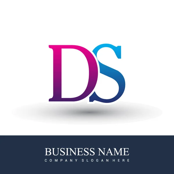Logotipo Letras Identidad Inicial Del Logotipo Para Negocio Empresa — Vector de stock