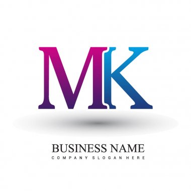 mk  letters  logo, initial logo identity for your business and company   clipart