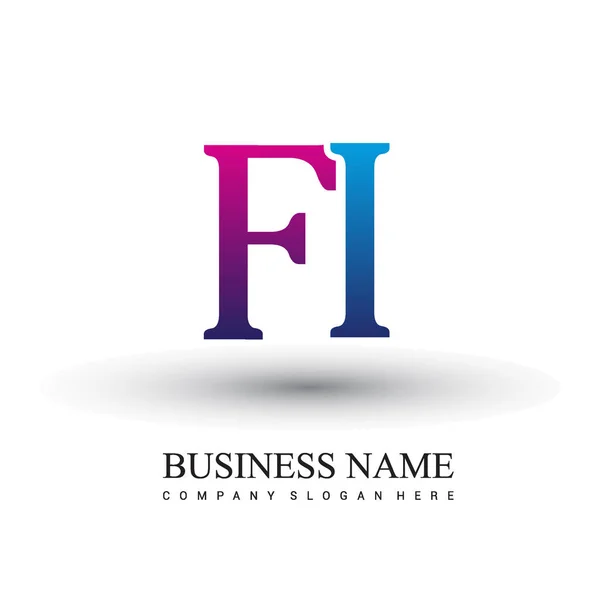 Буквы Логотип Начальный Логотип Вашего Бизнеса Компании — стоковый вектор
